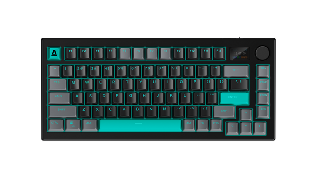 Tastatură mecanică AVAX GM02 PRO 75% Gasket RGB tri-mode, switch Gateron, US layout