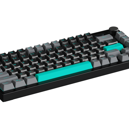 Tastatură mecanică AVAX GM02 PRO 75% Gasket RGB tri-mode, switch Gateron, US layout