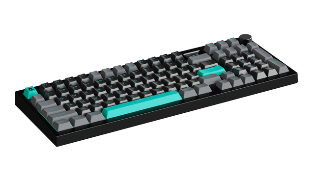 Tastatura gaming mecanica AVAX GM03 PRO wireless, GASKET, RGB, 98%, Switch-uri Gateron, Display TFT