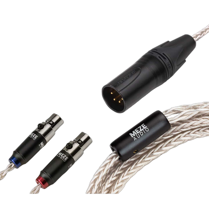 Meze Audio Cablu MINI XLR PREMIUM Silver-Plated Pcuhd (upgrade pentru ELITE si EMPYREAN) MiniXLR to 4 pin XLR balanced - 2.5 m