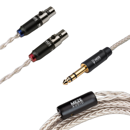 Meze Audio Cablu MINI XLR PREMIUM Silver-Plated Pcuhd (upgrade pentru ELITE si EMPYREAN) MiniXLR to 6.3 mm - 2.5 m