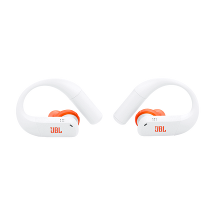 Căști sport True Wireless JBL Endurance Peak 4, alb, vedere din față