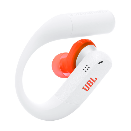 Căști sport True Wireless JBL Endurance Peak 4, alb, o cască, detaliu