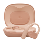 Căști open-ear True Wireless JBL Sense Lite, bej, căștile și carcasa de încărcare deschisă