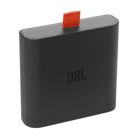 Acumulatorul JBL Battery 400, negru, cu lamela portocalie de extragere