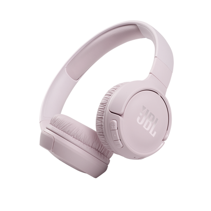 Căști JBL Tune 510BT roz, văzute din unghi