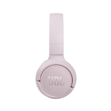 Căști JBL Tune 510BT roz, văzute din lateral