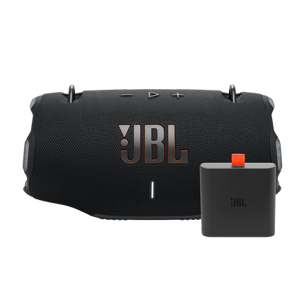JBL Battery 400 lângă boxa portabilă JBL Xtreme 4