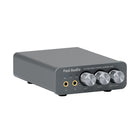 Fosi Audio K5 PRO, cu panoul frontal, comenzile și carcasa vizibile