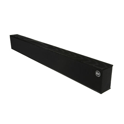 Klipsch Heritage Theater Bar in Satin Black Ash, vazut in perspectiva de la un capat