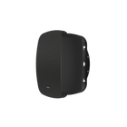 Klipsch RSM-525 in negru, vedere trei sferturi, montata vertical pe suport