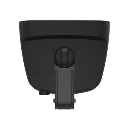 Klipsch RSM-800 in negru, vedere laterala cu profilul carcasei si suportul de montaj