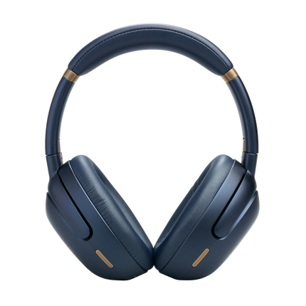 Căști over-ear wireless JBL Tour One M3 albastre, văzute din față