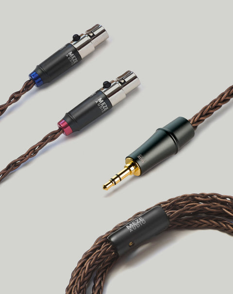 Meze Audio Cablu MINI XLR PREMIUM Copper Pcuhd (upgrade pentru ELITE si EMPYREAN) MiniXLR to 3.5 mm - 1.3 m