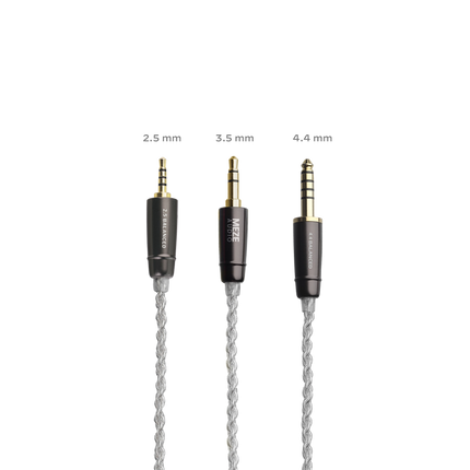 Cablu Meze Audio SILVER PLATED (upgrade pentru RAI PENTA & ADVAR) balansat 3.5mm