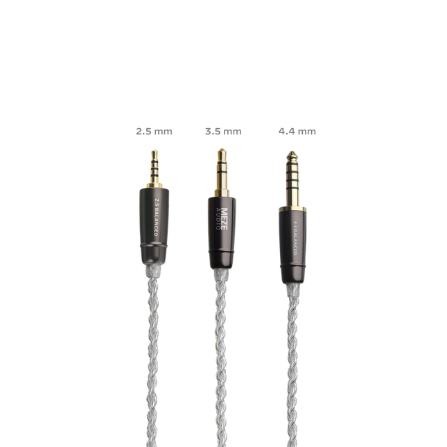Cablu Meze Audio SILVER PLATED (upgrade pentru RAI PENTA & ADVAR) balansat 4.4mm