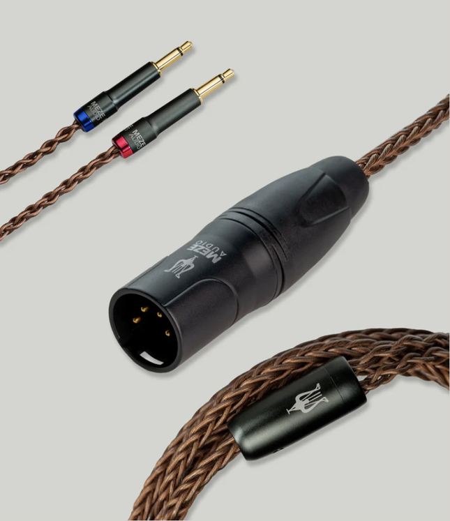 Cablu Meze Audio PREMIUM  (upgrade pentru 109 PRO si LIRIC) Copper Pcuhd 3.5mm MONO to 4 PIN XLR balansat