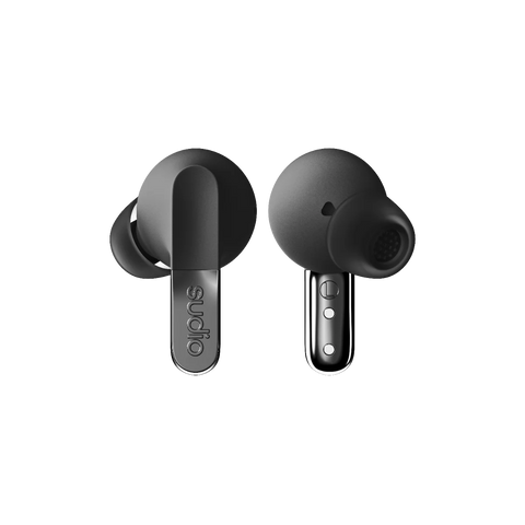 Produsul Căști true wireless Sudio N3 Pro, culoarea negru titan, pe fundal uniform