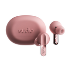 Produsul Căști true wireless Sudio N3 Pro, culoarea roz, pe fundal uniform