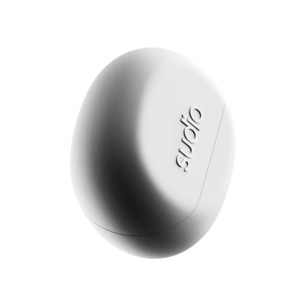 Detaliu al produsului Căști true wireless Sudio N3 Pro, culoarea alb crom