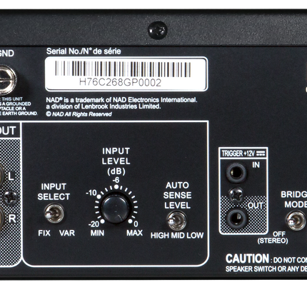 Amplificator de putere NAD C 268, stereo