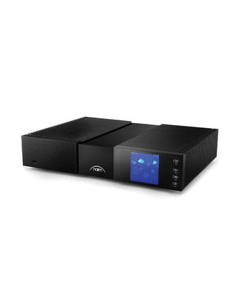 Naim NSS 333, finisaj negru, vedere din trei sferturi