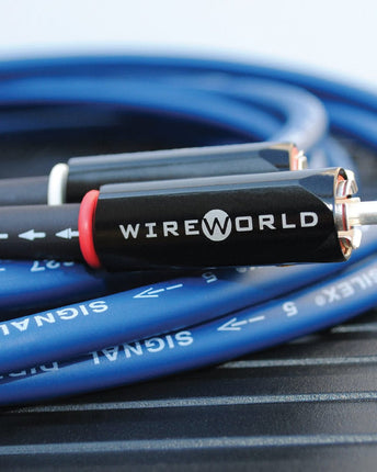 Wireworld Oasis 10 Interconect, 2 RCA - 2 RCA, cu fir de împământare