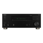 Receiver AV Onkyo TX-RZ30 negru, panoul frontal cu afisaj si buton de volum