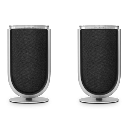 Beolab 8 în Natural Aluminium cu capac textil Grey Melange