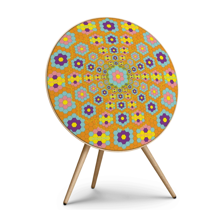 Grila textil Beoplay/Beosound A9 — imagine de ambianță.