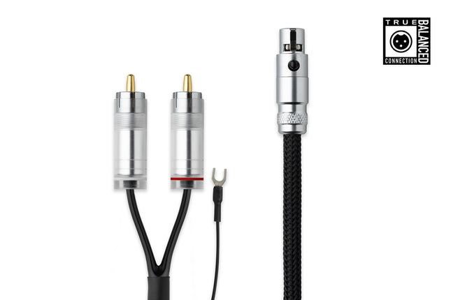 Cablu Pro-Ject - Connect it Phono S, 2 x RCA ground - MiniXLR, 1,23 m
