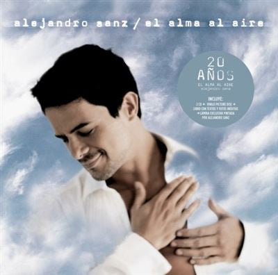 Disc vinil ALEJANDRO SANZ - EL ALMA AL AIRE: 20 ANIVERSARIO - LP2