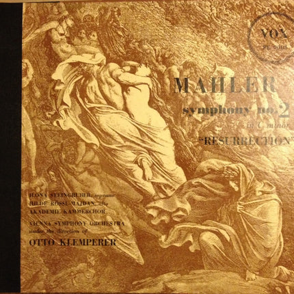 Disc vinil OTTO KLEMPERER - MAHLER: SYMPHONY NO. 2 - LP2