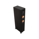 Boxa de podea Klipsch RP-5000F II in finisaj Ebony, fara grila, vazuta din trei sferturi
