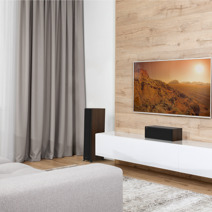 Boxe de podea Klipsch RP-5000F II intr-un interior amenajat