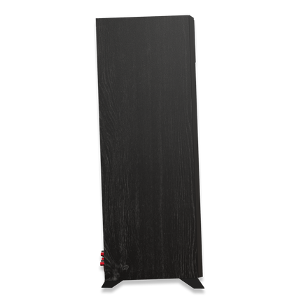 Vedere laterala a boxei Klipsch RP-5000F II in finisaj Ebony