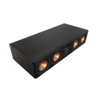 Klipsch RP-504C II in finisaj Ebony, vedere trei sferturi cu grila scoasa