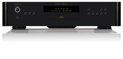 Rotel RCD-1572MKII negru, vedere din față