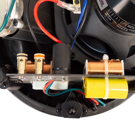 Placa de crossover a boxei JBL Synthesis SCL-5, cu bobina cu miez de aer si cele doua borne aurite
