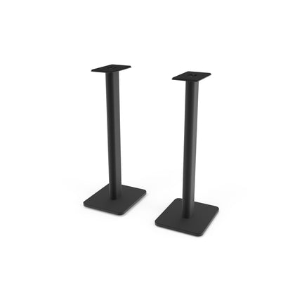 Pereche de stative de podea Kanto Audio SP26PL în negru mat, vedere din unghi