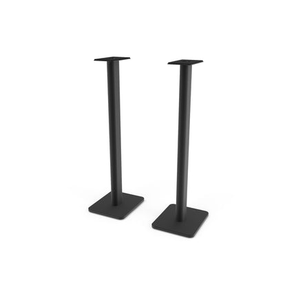 Pereche de stative de podea Kanto Audio SP32PL în negru mat, vedere din unghi