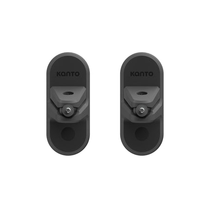 Suporturi Kanto Audio SPW3 negre, văzute din față
