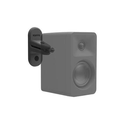 Boxă prinsă pe suportul de perete Kanto Audio SPW3 negru