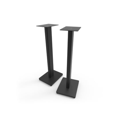 Pereche de stative de podea Kanto Audio ST28 în negru mat, vedere din unghi