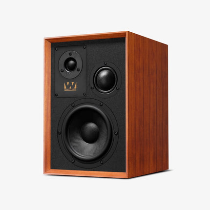 Wharfedale Super Denton — finisaj Mahogany, vedere din față