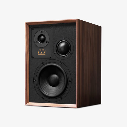 Wharfedale Super Denton — finisaj Walnut, vedere din față