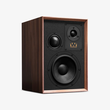 Wharfedale Super Denton — finisaj Walnut, vedere 3/4