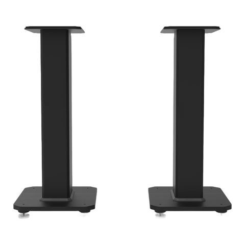 Pereche de stative de podea Kanto Audio SX22 în negru mat, vedere din față