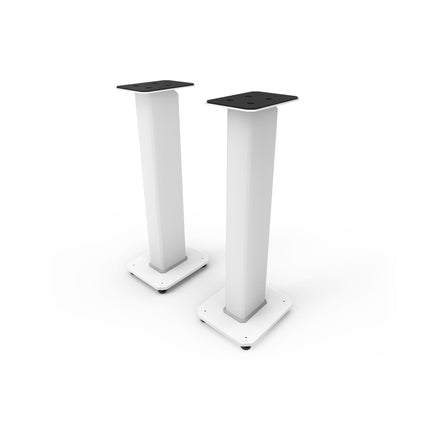 Pereche de stative de podea Kanto Audio SX30 în alb mat, vedere din unghi