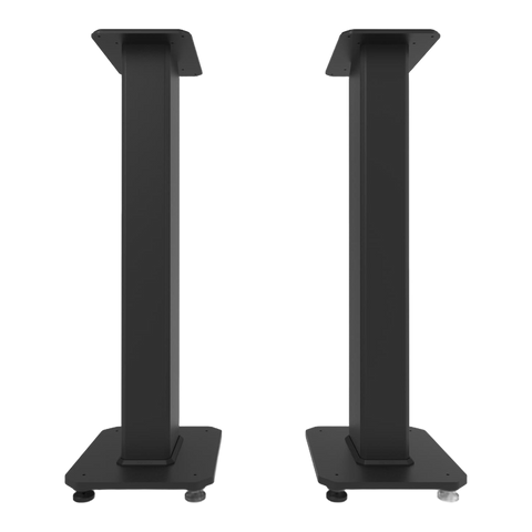 Pereche de stative de podea Kanto Audio SX30 în negru mat, vedere din față